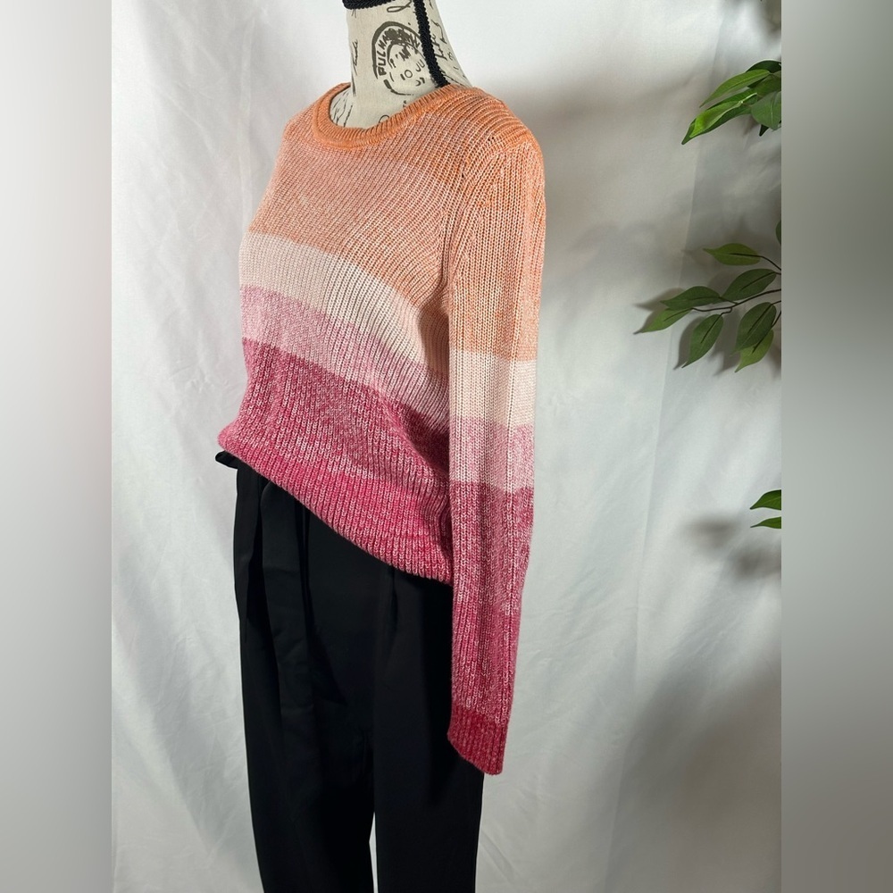 Talbots Vibrant Gradient Sweater - Picture 3 of 12